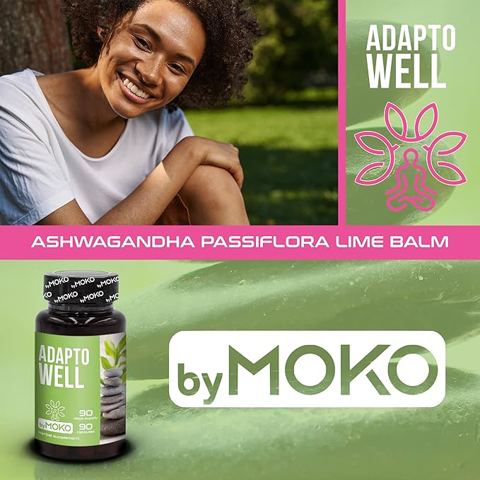 AdaptoWELL with Passionflower and Ashwagandha 90 Capsules