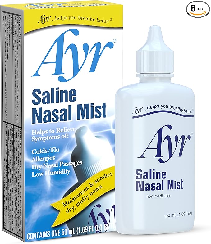 Ayr Saline Nasal Mist, 1.69 Fl 6) (Packaging