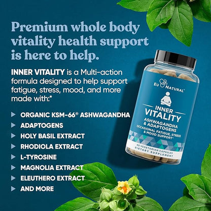 Vitality Cortisol Manager – Fight Fatigue, 60 Veg