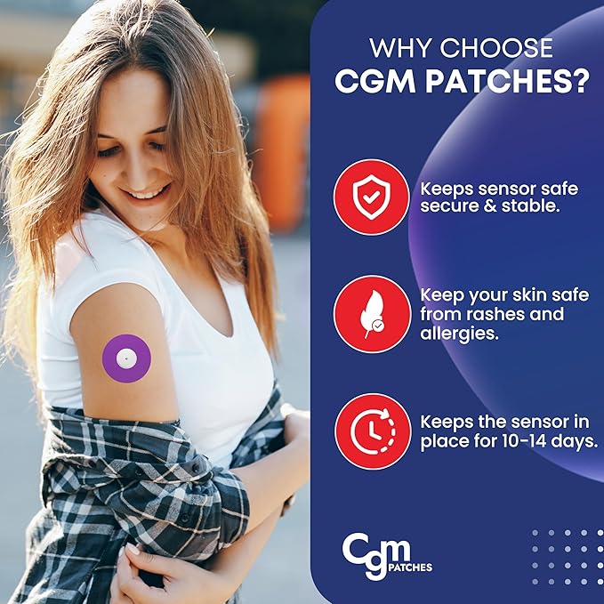Premium CGM Patches for Freestyle Libre 2 with 25 (Fun