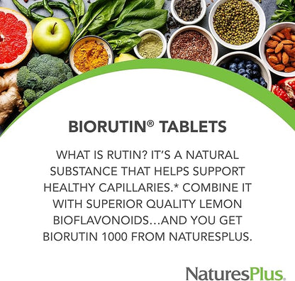 NaturesPlus Biorutin 1000 mg 90 Tablets 90 Servings