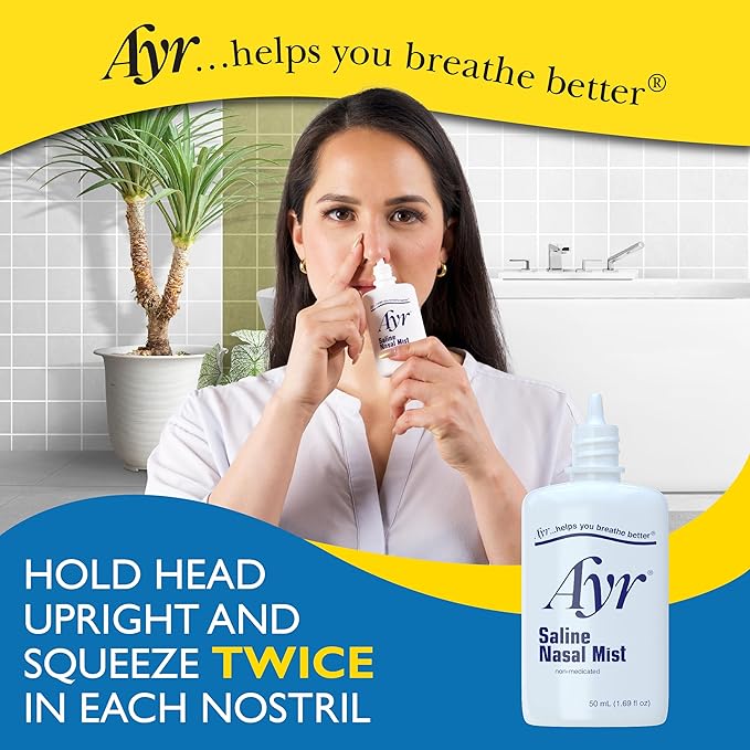 Ayr Saline Nasal Mist, 1.69 Fl 6) (Packaging