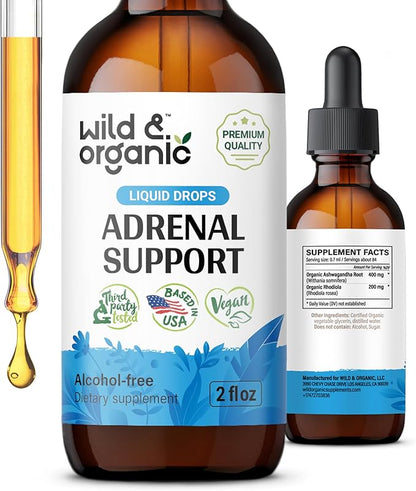 Adrenal Health Support Supplement 2 Fl.