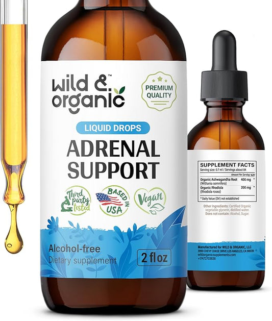 Adrenal Health Support Supplement 2 Fl.