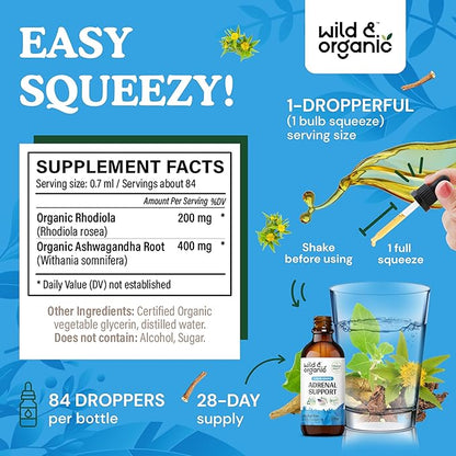 Adrenal Health Support Supplement 2 Fl.