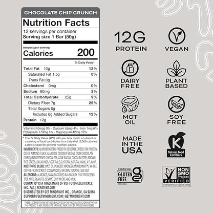 Mindright Superfood Vegan Protein Bar 12 (Chocolate