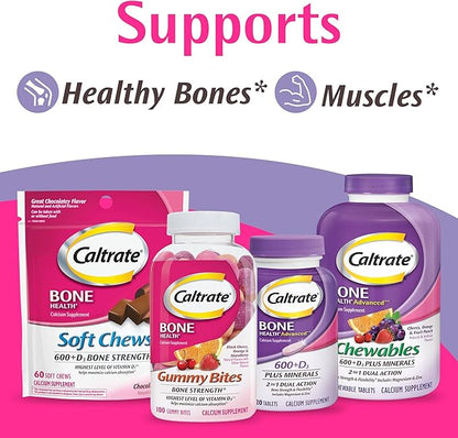 Caltrate Chewables 600 Plus D3 Plus 155 Count 1) (Package
