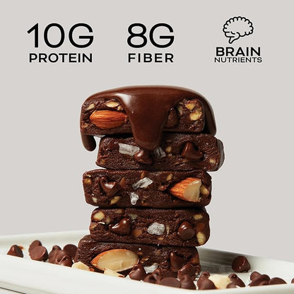 MINDRIGHT Superfood Vegan Protein Bars Salt,12 Pack)