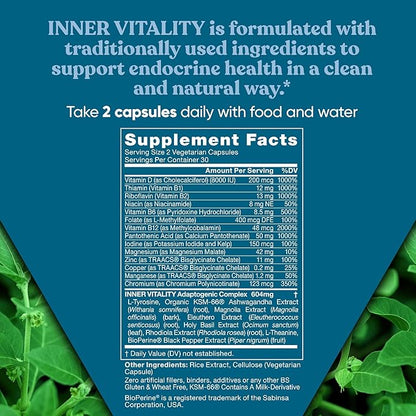 Vitality Cortisol Manager – Fight Fatigue, 60 Veg