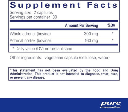 Pure Encapsulations Adrenal 60 Capsules
