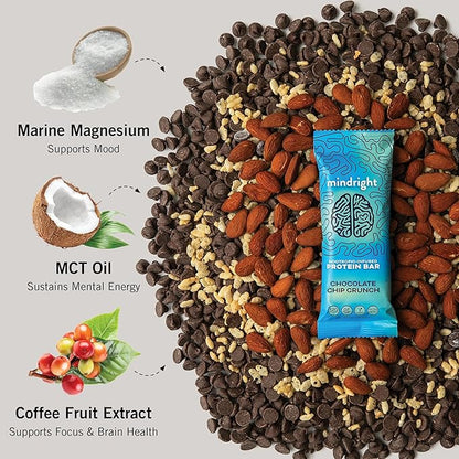 Mindright Superfood Vegan Protein Bar 12 (Chocolate