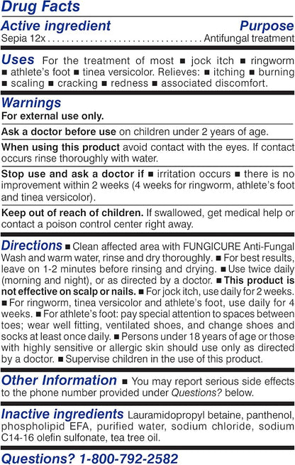 FUNGICURE Medicated Anti-Fungal Jock Itch Wash, 6 Fl